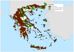 Παρουσιάστηκε ο νέος χάρτης των μειονεκτικών περιοχών της Ελλάδας