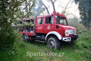 Υπό μερικό έλεγχο η πυρκαγιά στην Πελλάνα Λακωνίας
